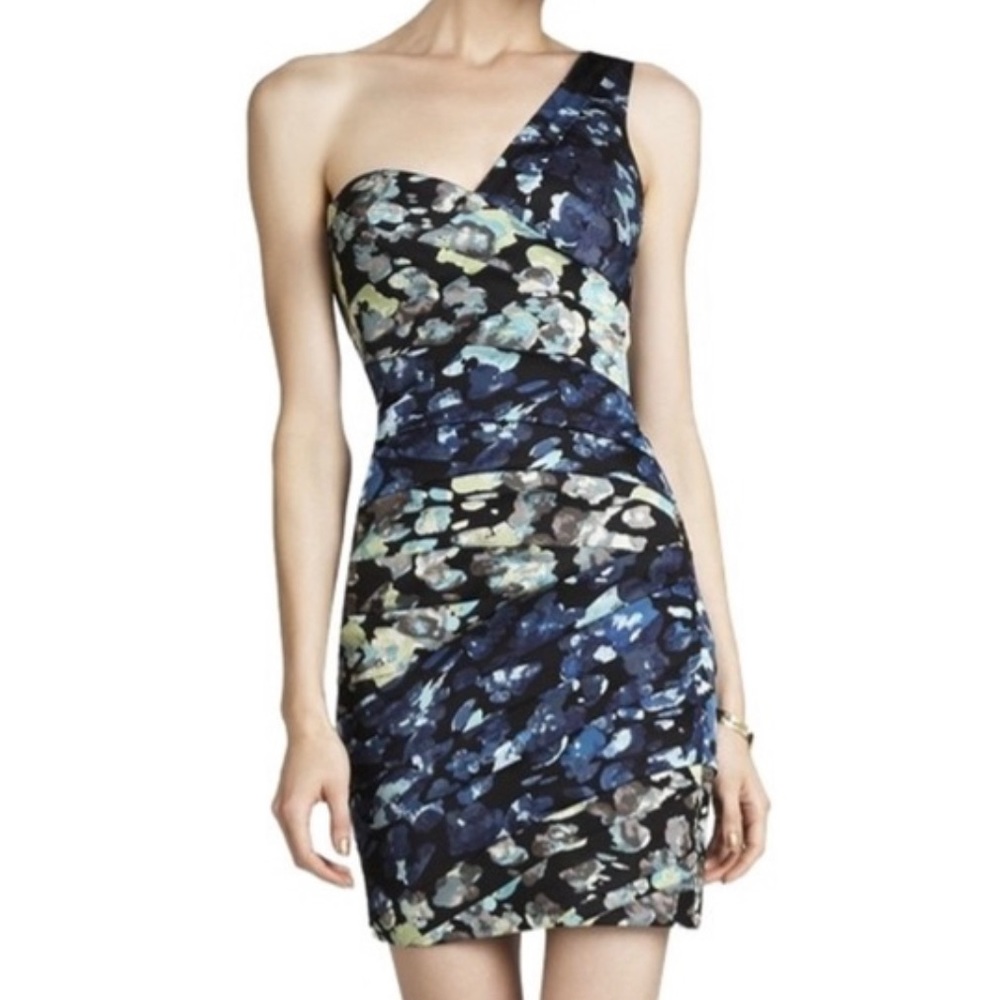 BCBGMaxAzria One Shoulder “Paige” Dress